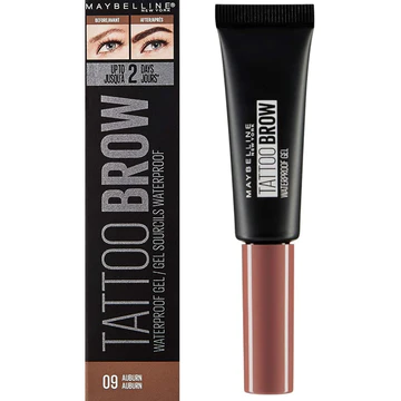 Maybelline Tattoo Brow Waterproof Gel - 09 Auburn - Maysee